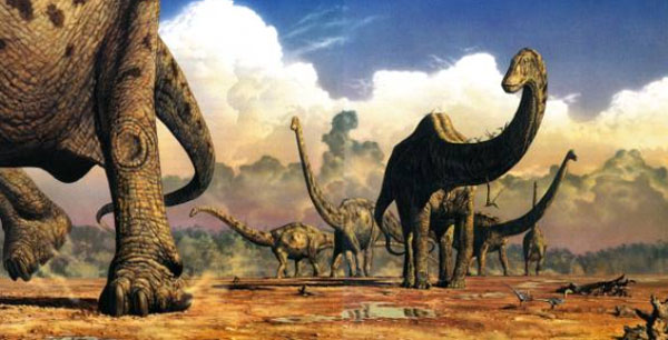 The longest dinosaur in the world: Seismosaurus