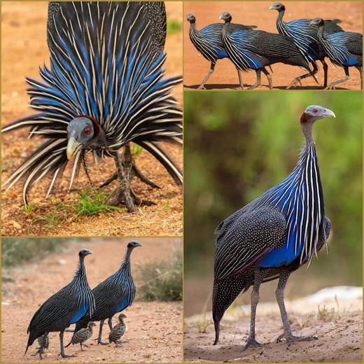 Vulturine guineafowl: everything you need to know