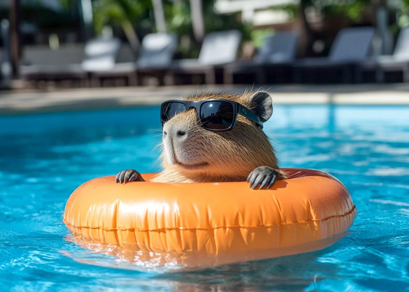 Capybara: The Buddhist ceiling of the animal world, even crocodiles refuse to harm it