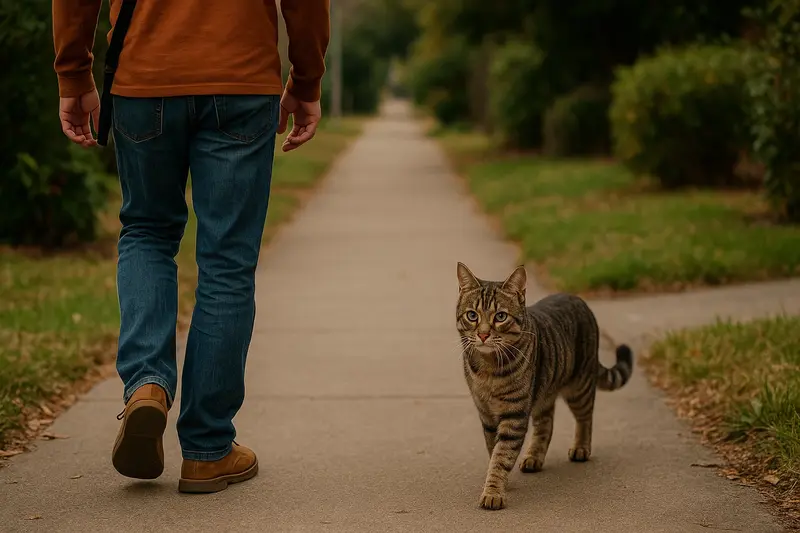 Why Does a Strange Cat Keep Following You? — A Pet Expert Explains