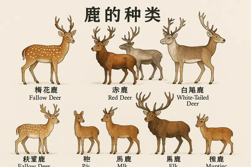 Types of Deer – Taxonomy, Characteristics, Distribution & Examples
