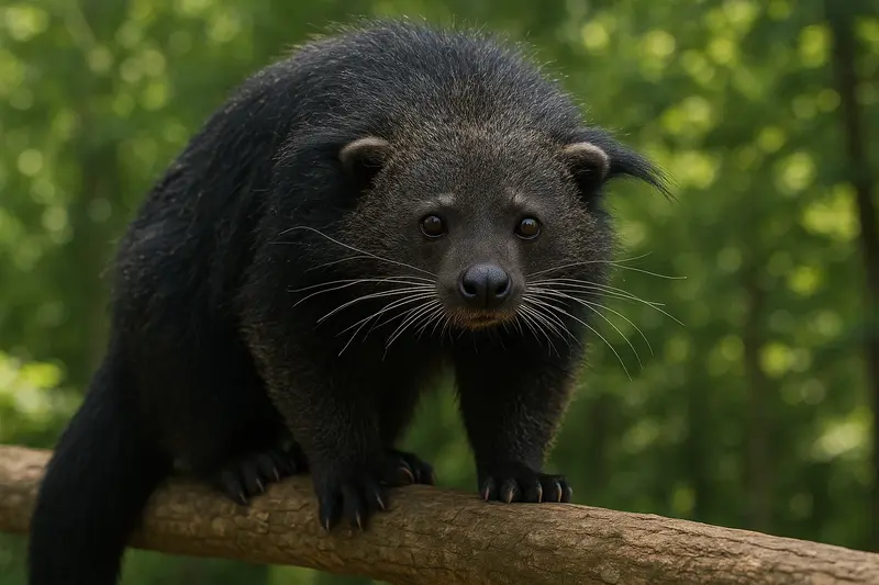 Binturong (Arctictis binturong) – Smell, Habitat, and Curiosities