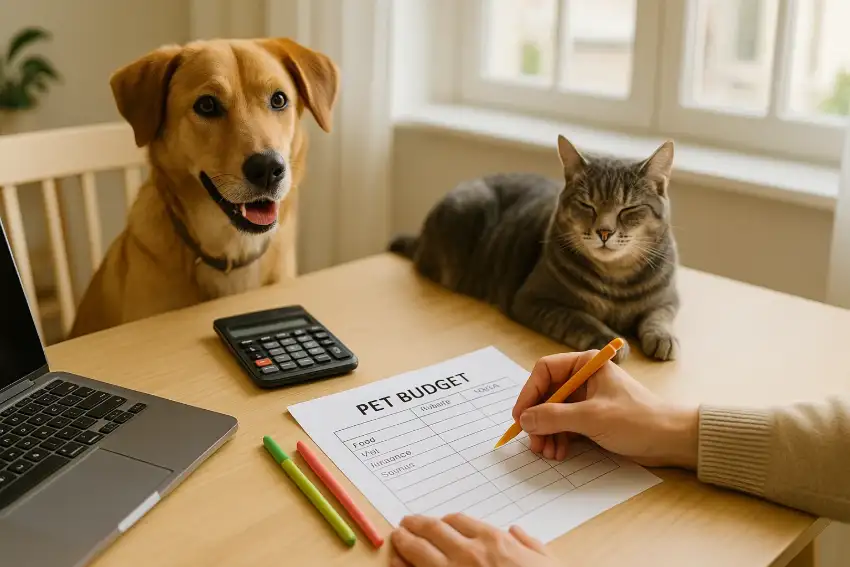 How to Create a Monthly Pet Budget: Step-by-Step Guide for Dog and Cat Owners