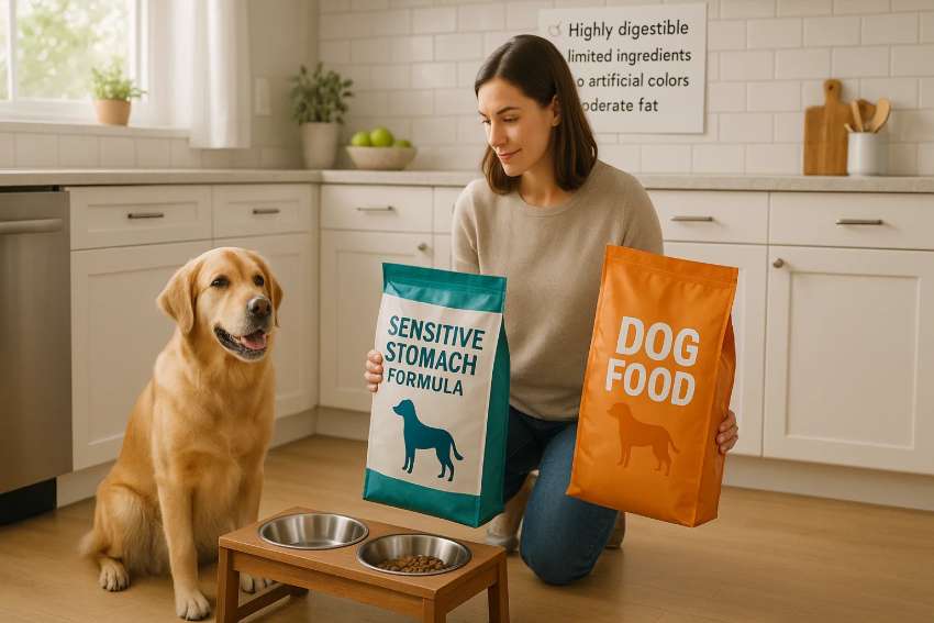 Best Dog Food for Sensitive Stomachs (With Common Ingredients to Avoid)