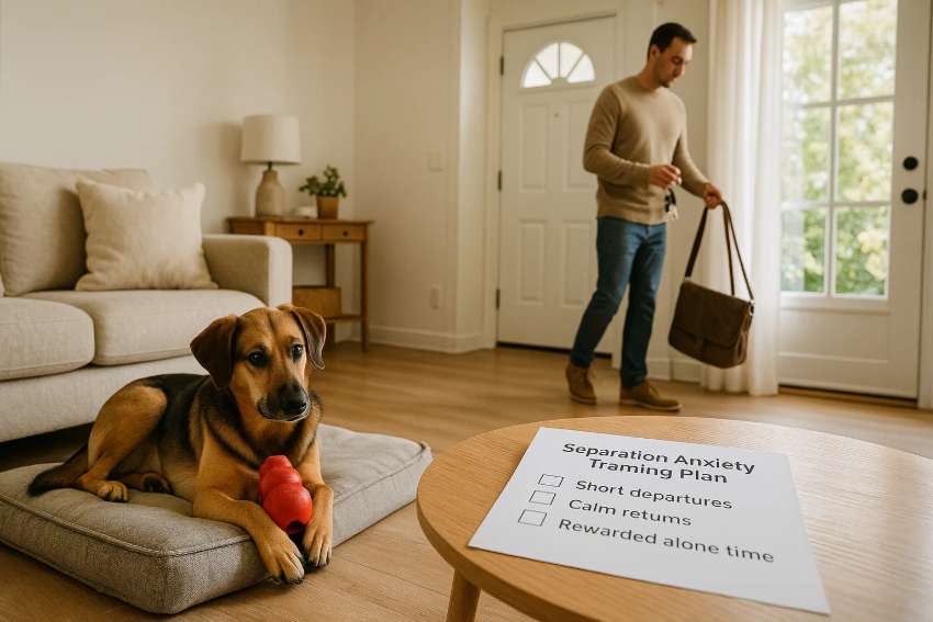 Separation Anxiety in Dogs: Causes, Symptoms and Home Treatment Tips