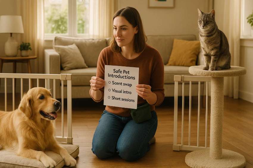 How to Introduce a New Cat or Dog to Your Existing Pets Safely
