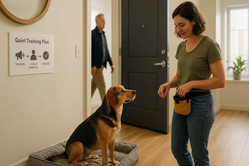 How to Stop a Dog from Barking at Neighbors, Delivery Drivers and Other Dogs