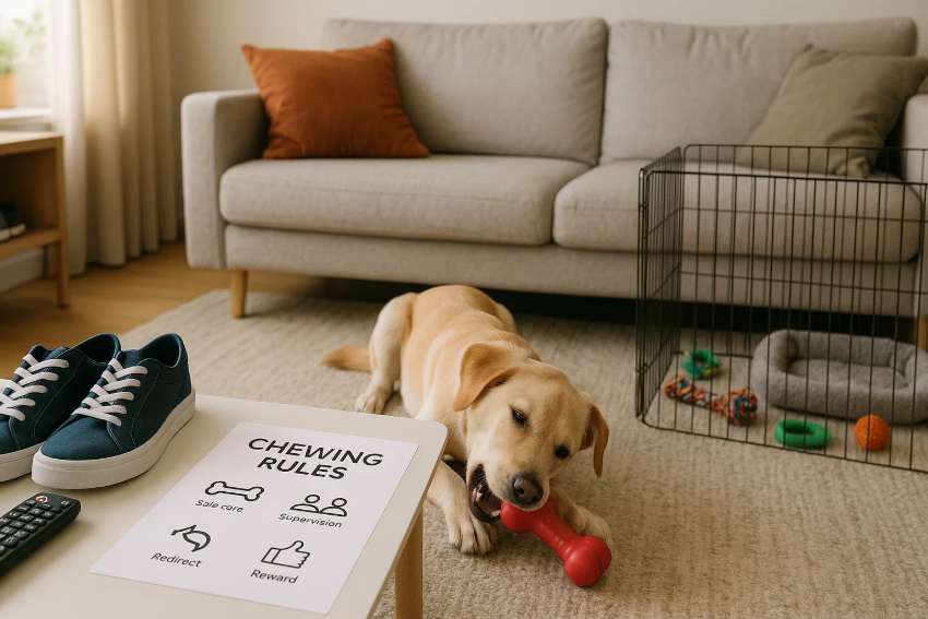 Destructive Chewing in Puppies and Adult Dogs: What Works and What Doesn’t