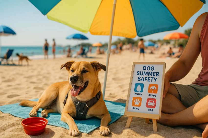 Summer Pet Safety: Heatstroke, Hot Pavement and Beach Rules for Dogs