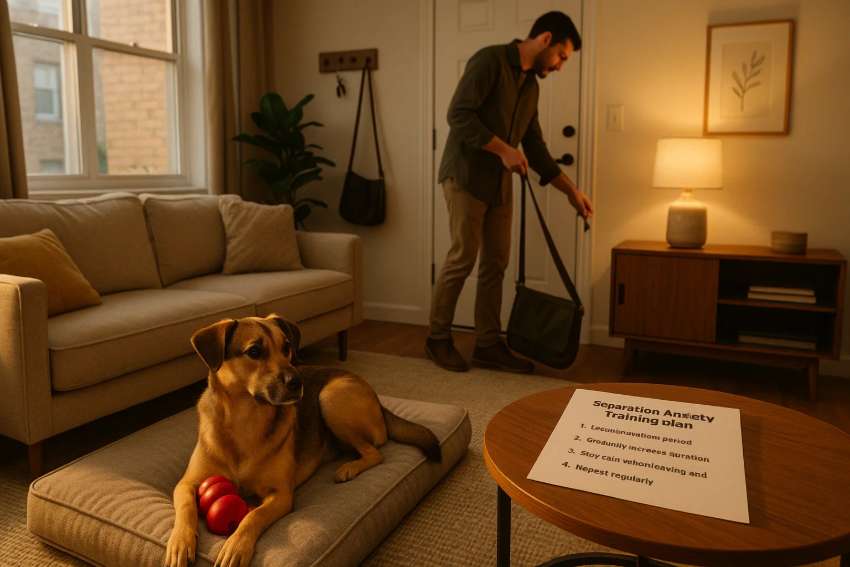 Separation Anxiety in Dogs: Causes, Symptoms and Home Treatment Tips