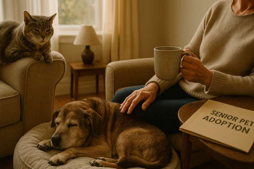 Senior Pets: Why Adopting an Older Dog or Cat Can Be Amazing (and Cheaper)