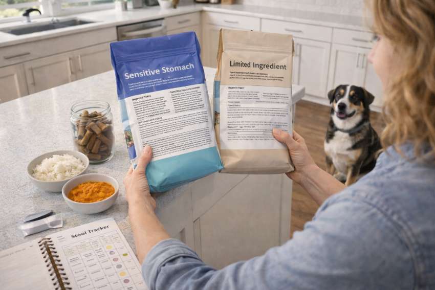 Best Dog Food for Sensitive Stomachs (With Common Ingredients to Avoid)