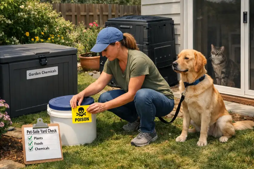 Backyard Toxins: Common Plants, Foods and Chemicals That Are Poisonous to Pets