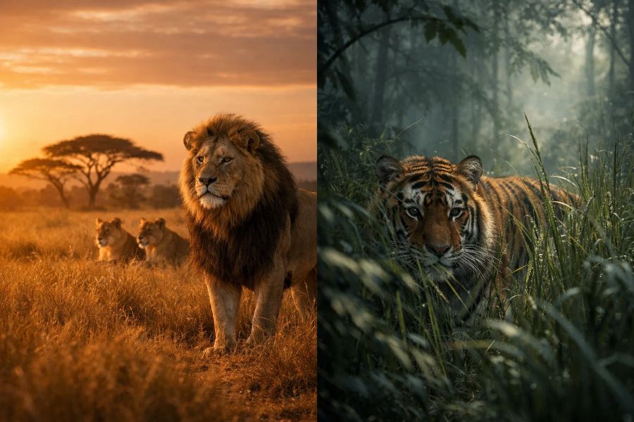 Lion vs. Tiger: Who Is the True “King of the Big Cats”? (A Zoologist’s Evidence-Based Take)