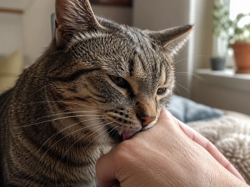 Why Does My Cat Lick and Bite Me? Cat Behavior Explained