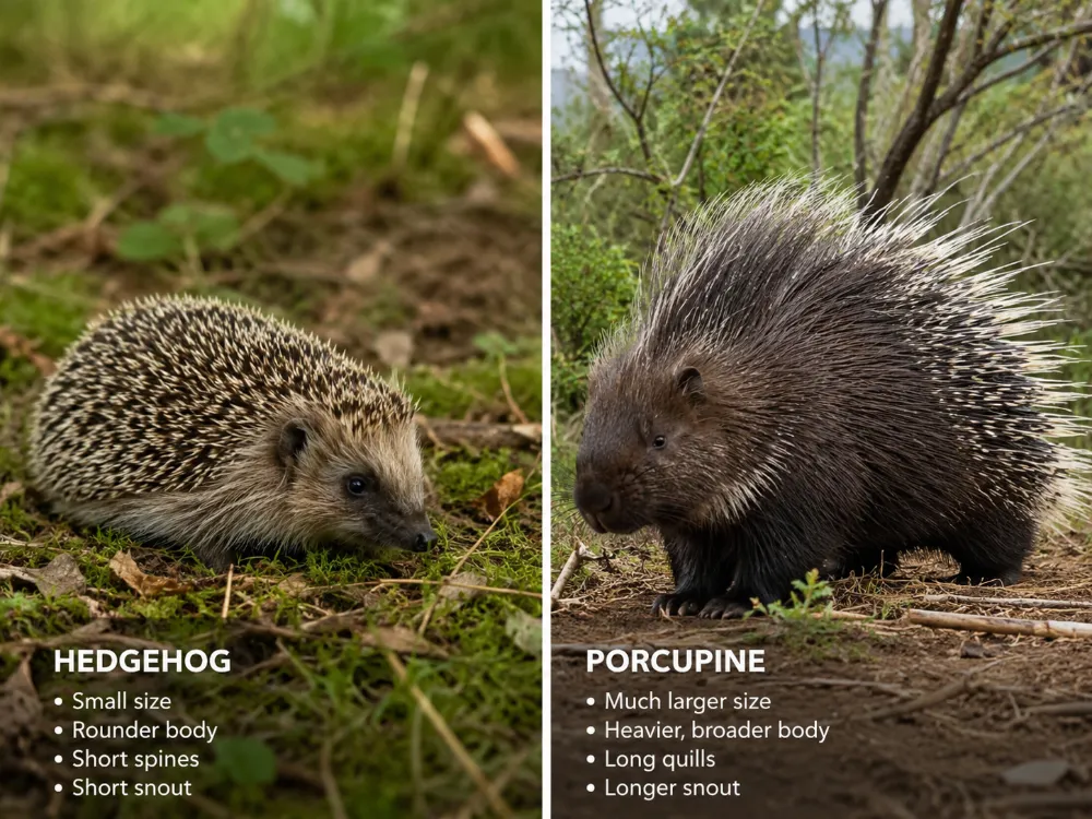 Hedgehog vs Porcupine: What’s the Difference?
