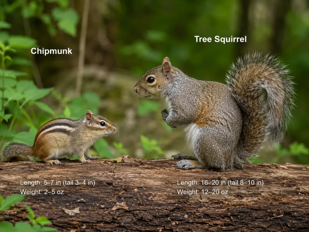 Chipmunk vs Squirrel: What’s the Difference?