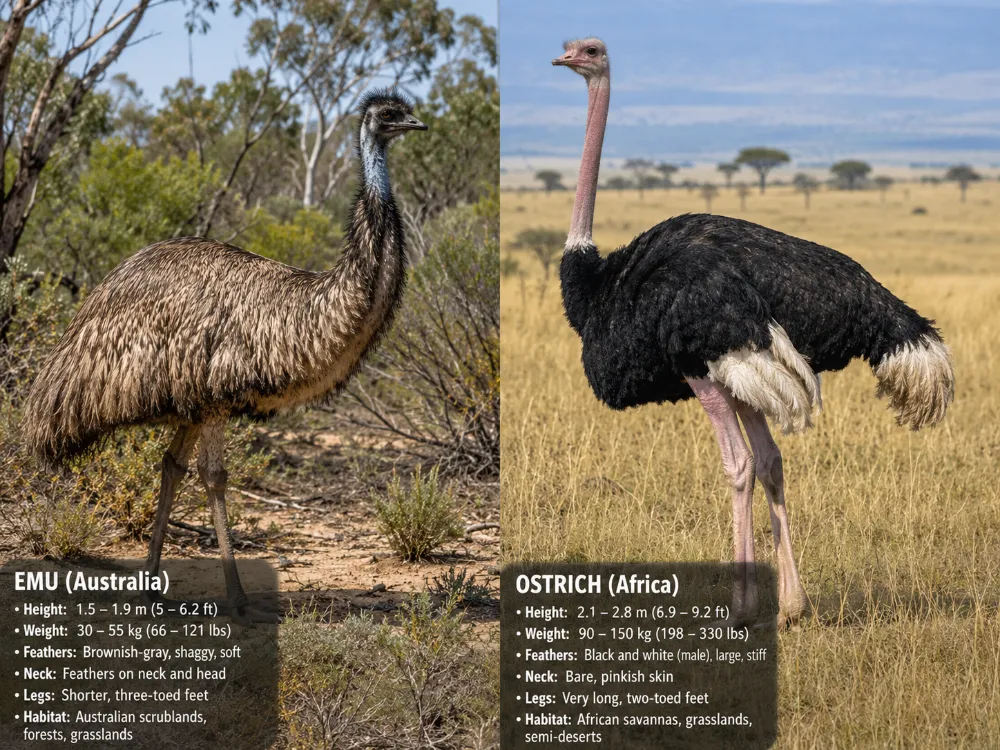 Emu vs Ostrich: What’s the Difference?