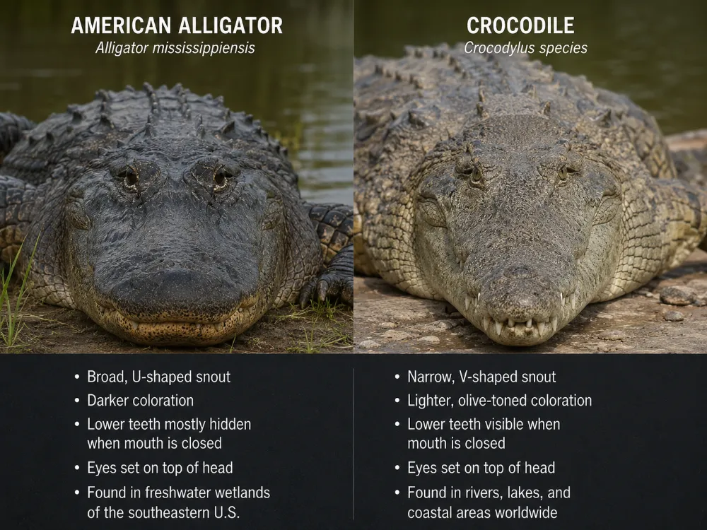 Gator vs Croc: How to Tell Alligators and Crocodiles Apart