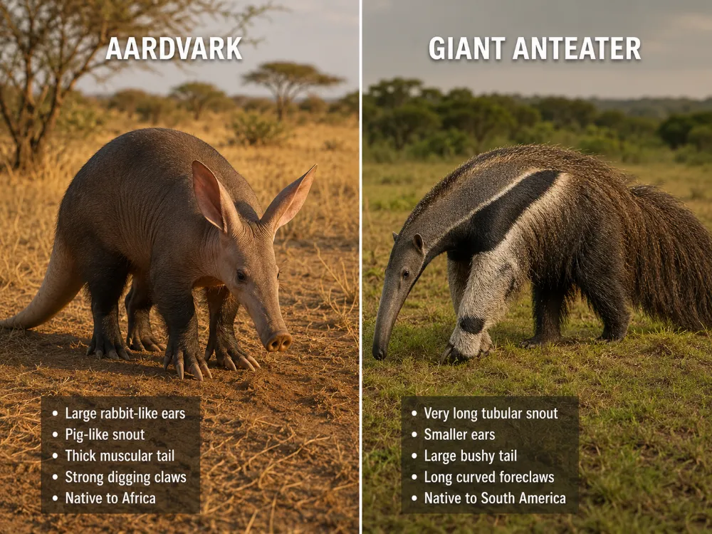 Aardvark vs Anteater: What Is the Difference?