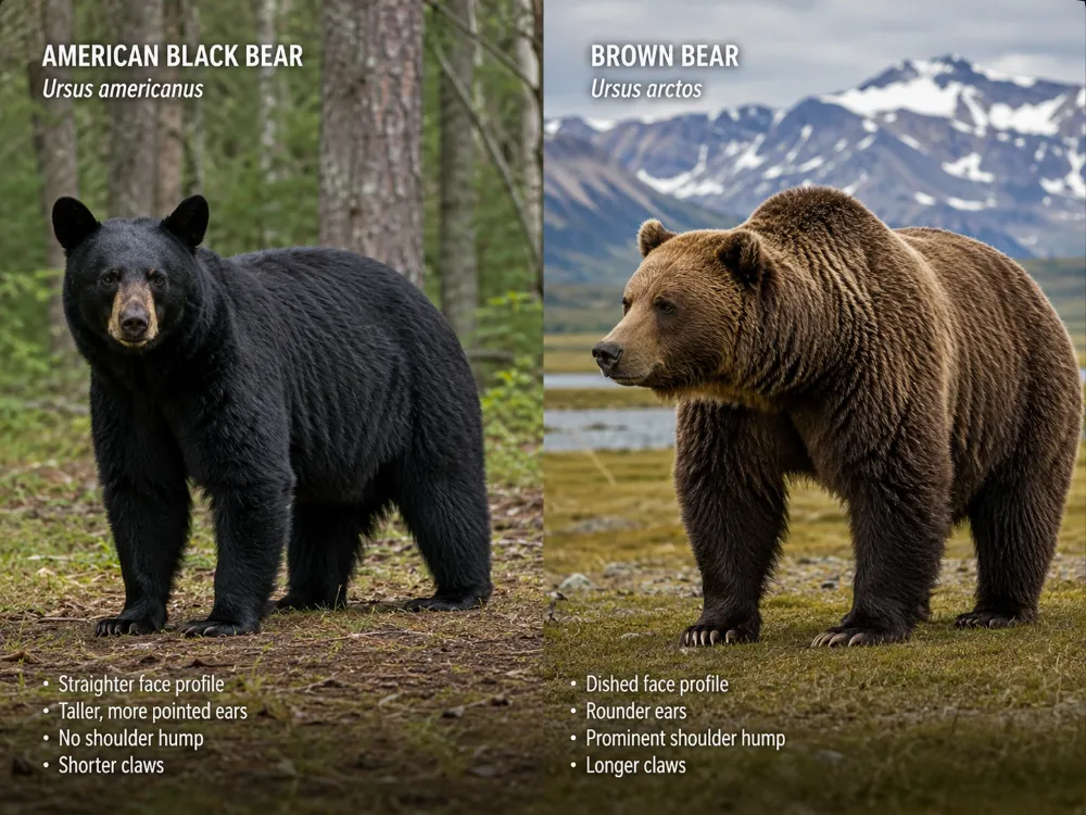 Black Bear vs Brown Bear: How to Tell the Difference