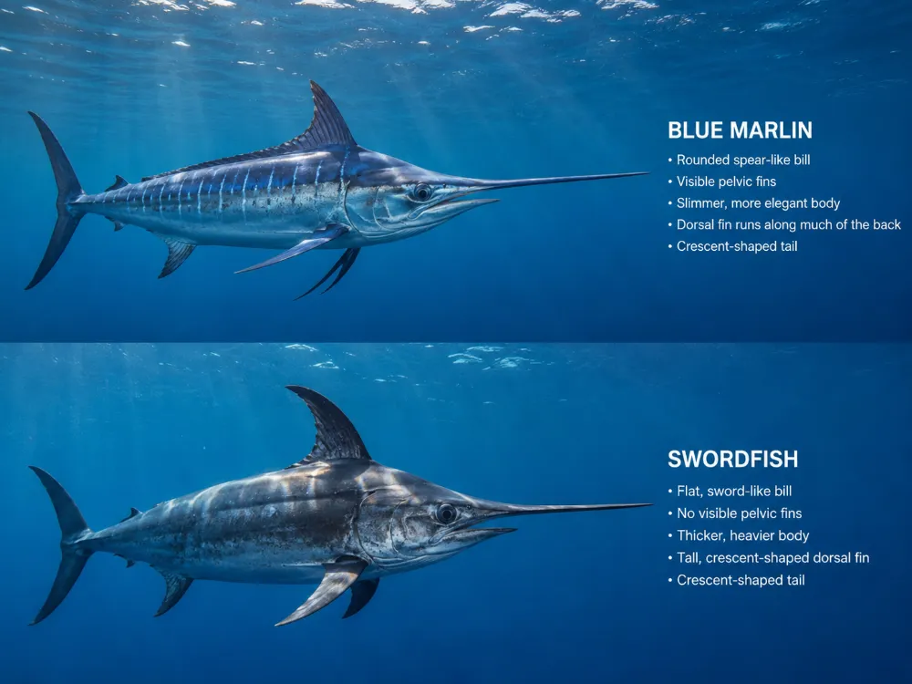 Marlin vs Swordfish: How to Tell the Difference