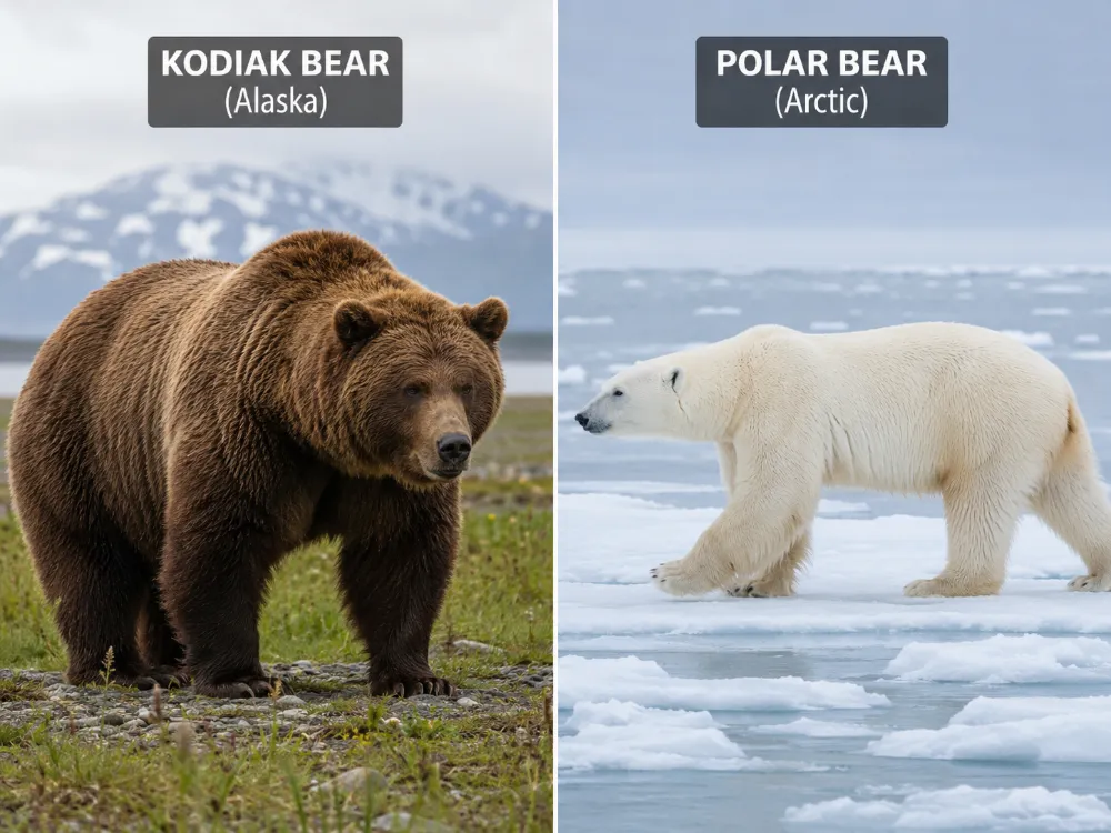 Kodiak Bear vs Polar Bear: Which Bear Is Bigger and Stronger?