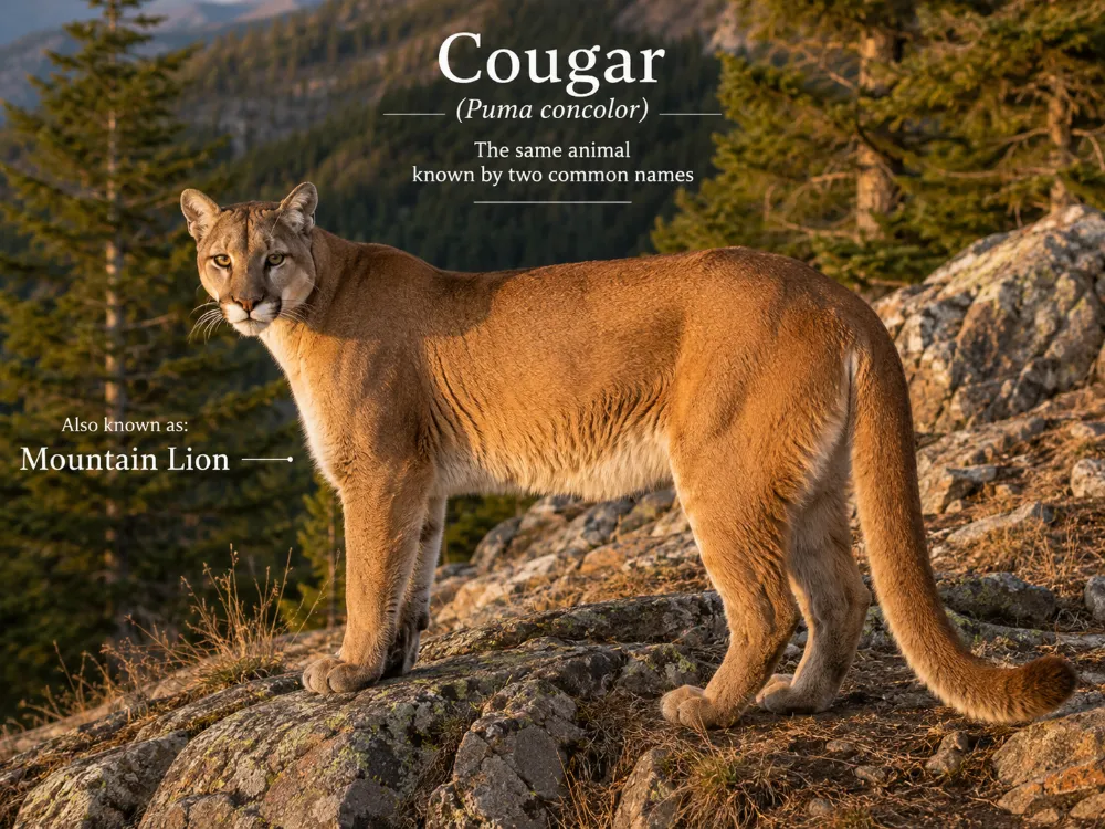 Cougar vs Mountain Lion: Are They the Same Animal or Different Cats?