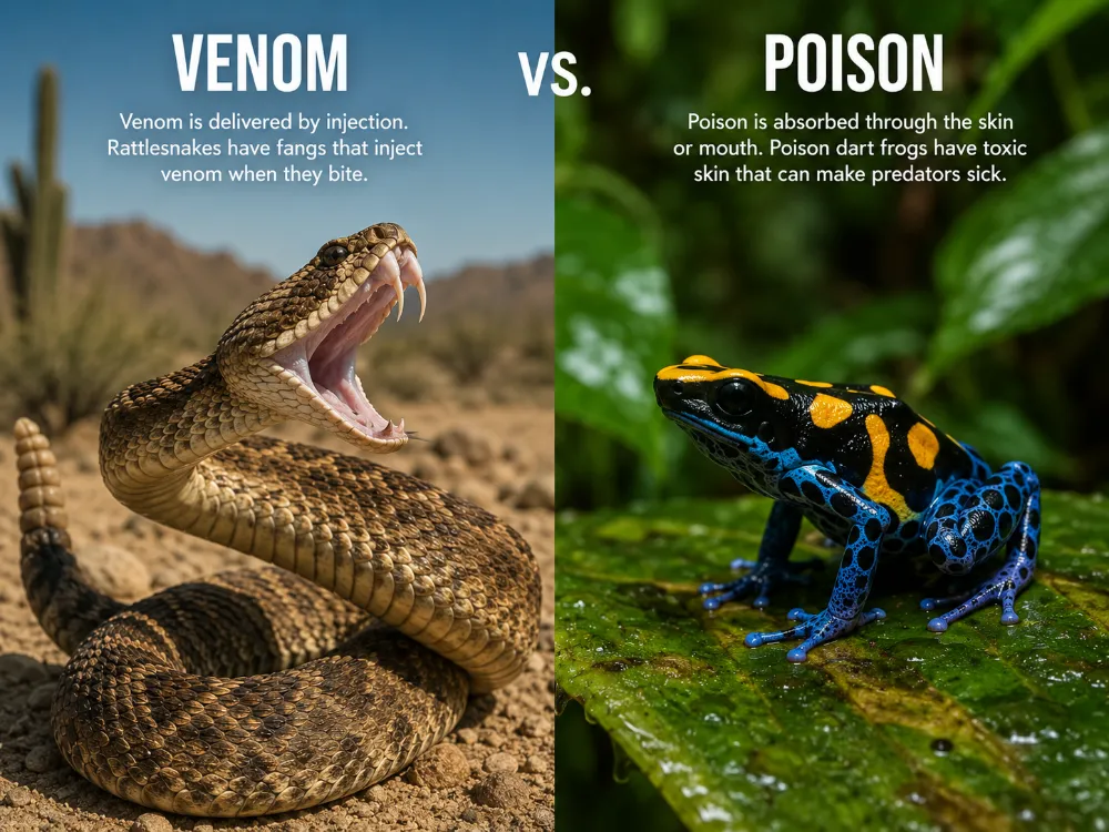 Venom vs Poison: The Difference Between Injected and Absorbed