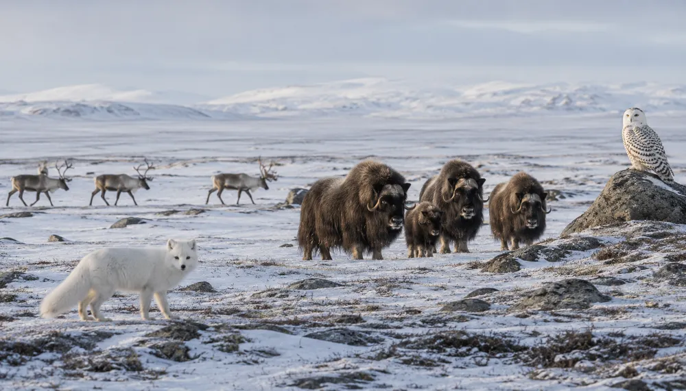 Tundra Animals: Wildlife That Survives Earth’s Coldest Open Landscapes