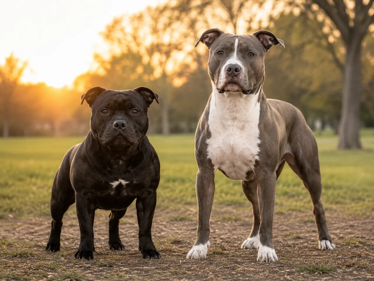 Staffordshire Bull Terrier vs Pitbull: Key Differences in Size, Temperament, Appearance, History, an