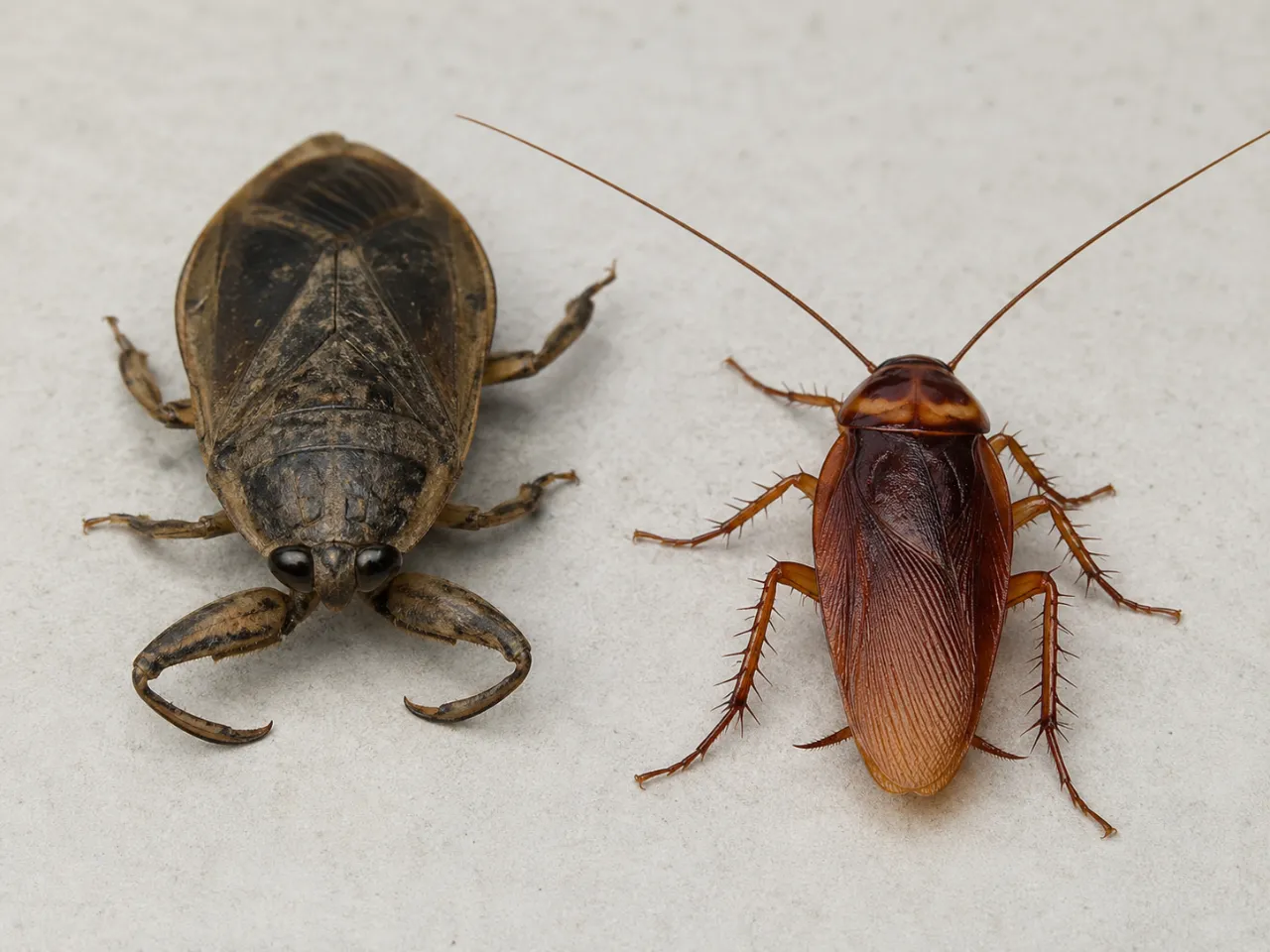 Water Bugs vs Cockroaches: Key Differences in Habitat, Appearance, Behavior, Bites, and Home Infesta