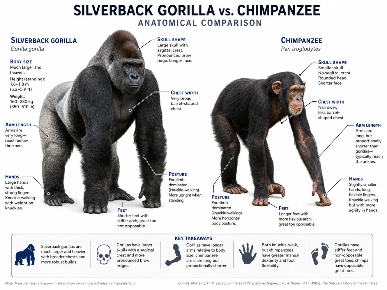 Gorilla vs Chimp: Key Differences Between Gorillas and Chimpanzees