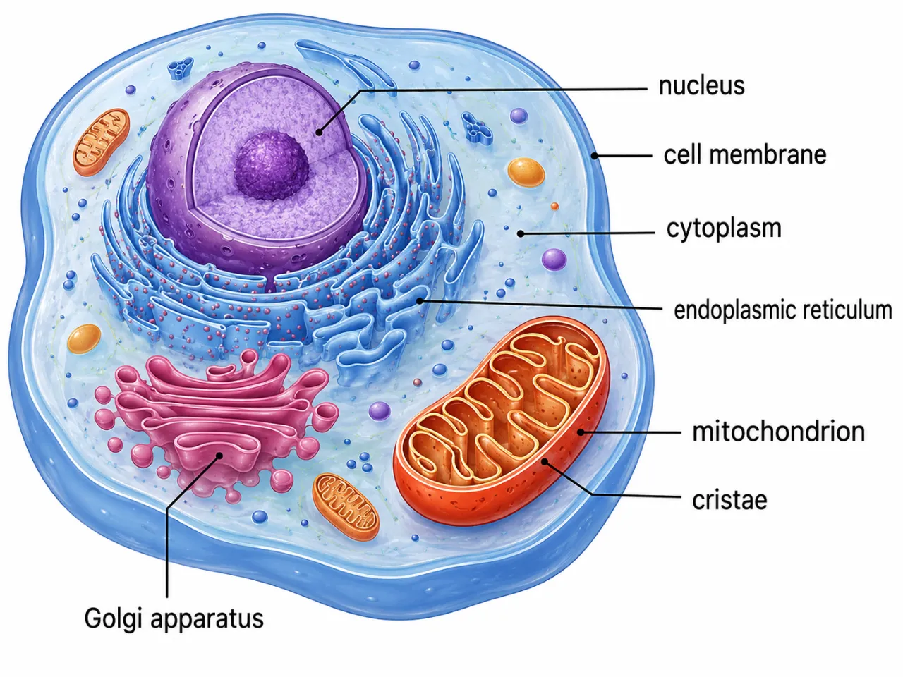 What’s the Name of the Hot Dog Thing in an Animal Cell?