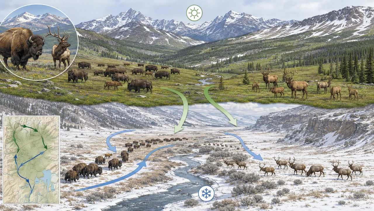Animals Leaving Yellowstone: Migration, Myths, Volcano Rumors, and Wildlife Facts