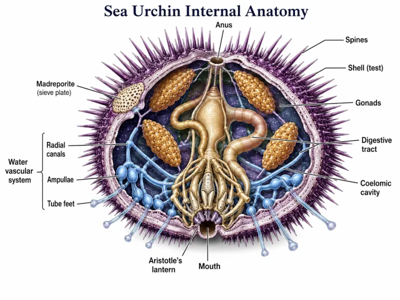 What Is Inside the Sea Urchin? Anatomy, Organs, and Edible Parts Explained